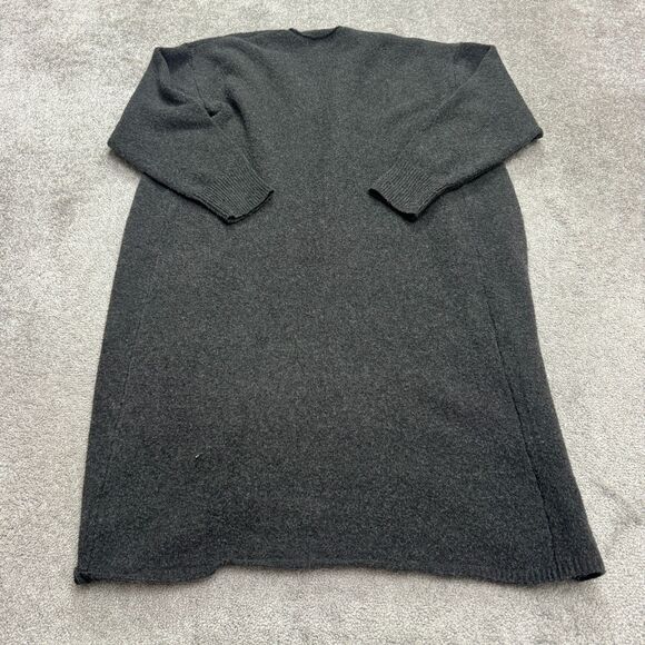 ASOS Design Open Long cardigan Sweater Womens Small Charcoal Gray Knit Casual - Picture 2 of 14